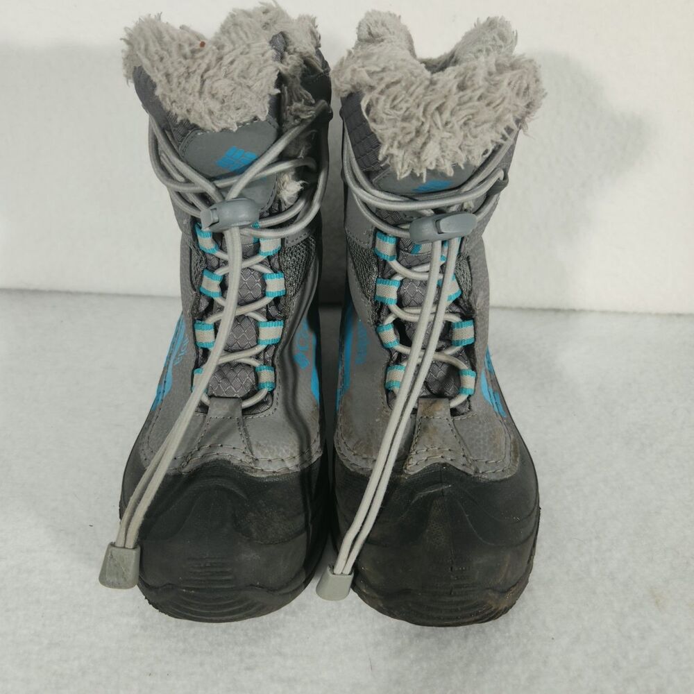 Columbia Youth  400 Grams Sherpa Lined Boots, Waterproof Winter Hike Camp Sz 1